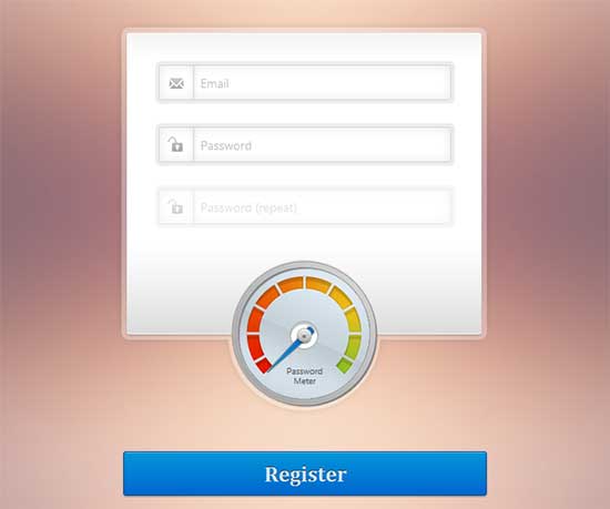 Register-form-with-pass-metter