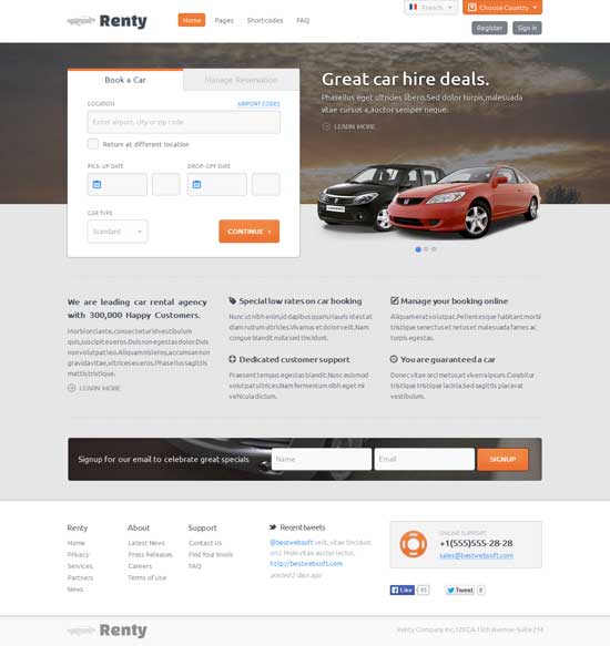 Renty-Car-Rental-Taxi-Booking-HTML5-Template