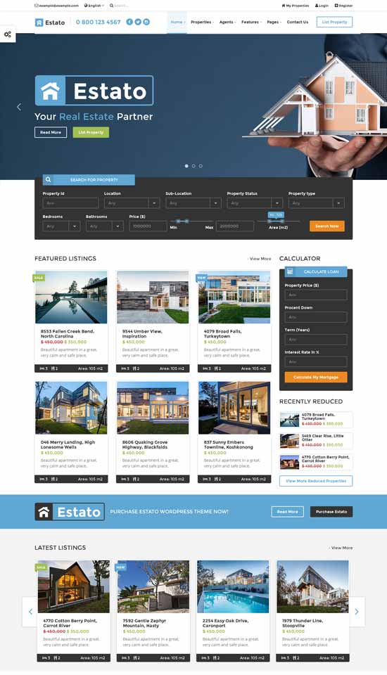 responsive html templates real estate