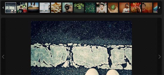 Free Responsive Image Gallery with Thumbnail Carousel