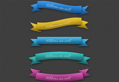 ribbons psd