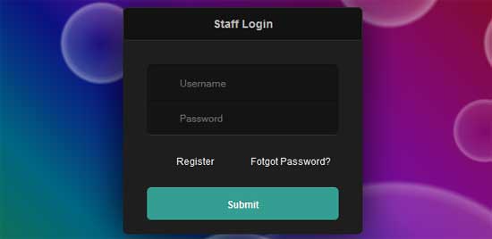 Simply Login Form