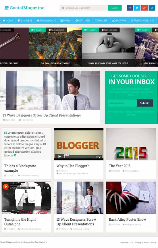 120 Best Free Responsive Blogger Templates 2024 - Page 3 of 3 ...