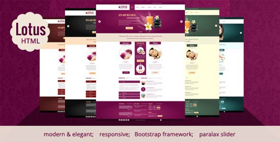 Lotus - Spa & Wellness HTML Responsive Template