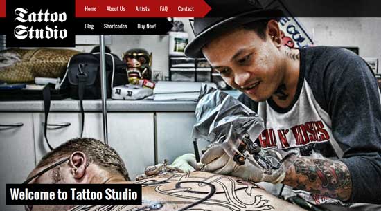 Tattoo Studio - Responsive Studio WordPress Theme