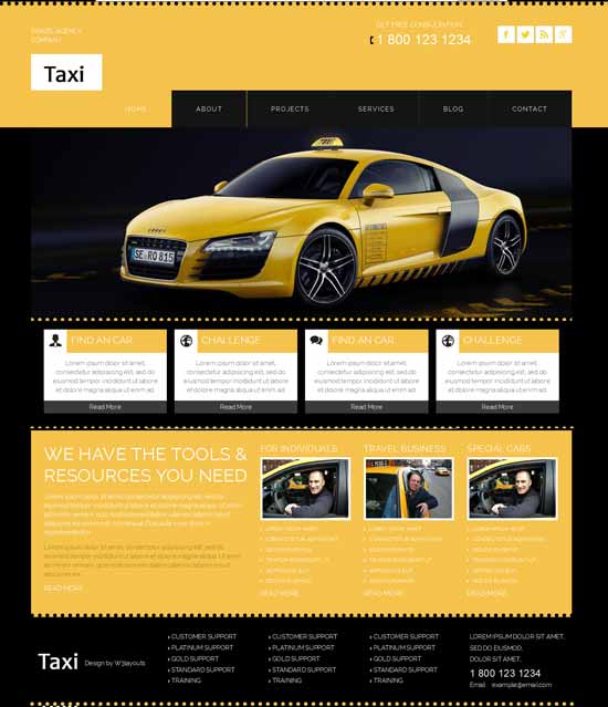 Taxi-Free-taxi-services-Website-Template