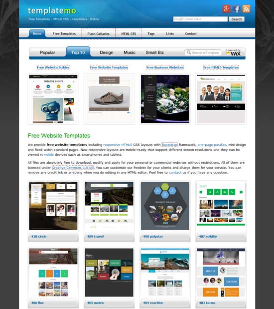 14 Best Website Free Templates Download - freshDesignweb