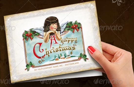 victorian christmas card