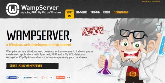 WampServer-Windows-web--server-development