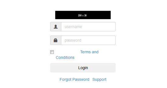 absolute center login page bootstrap 