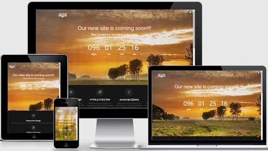 alive-Free-Responsive-Coming-Soon-Template