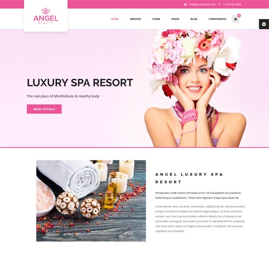 angel beauty spa massage salon html