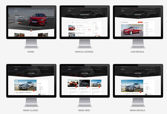 autozone car dealer html template