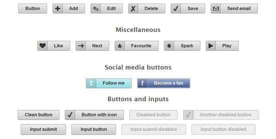 awesome CSS3 buttons