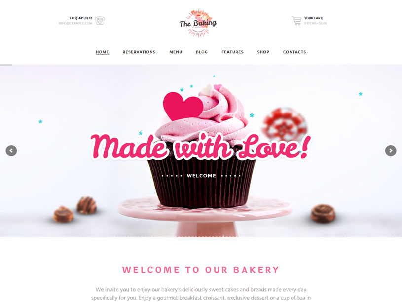 26 Best Cake Shops And Bakery Wordpress Themes 2019 Freshdesignweb