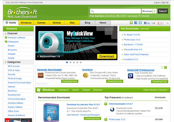 websites for free software download