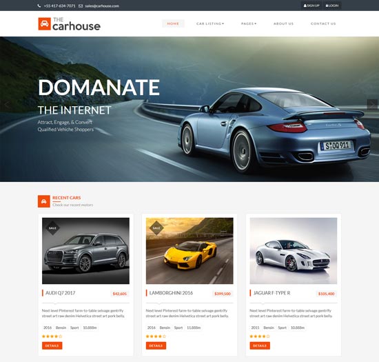 car-house-car-dealer-template