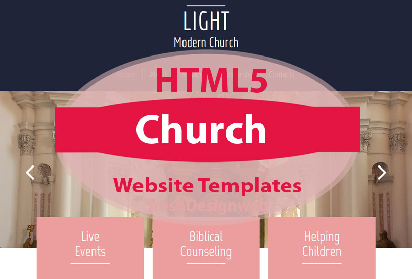 39 Best Church Website Templates Free Premium freshDesignweb