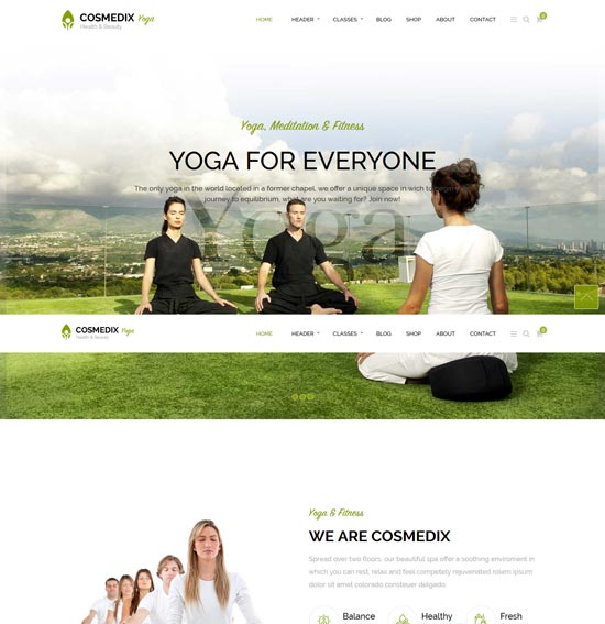 cosmedix-yoga-wordpress-theme