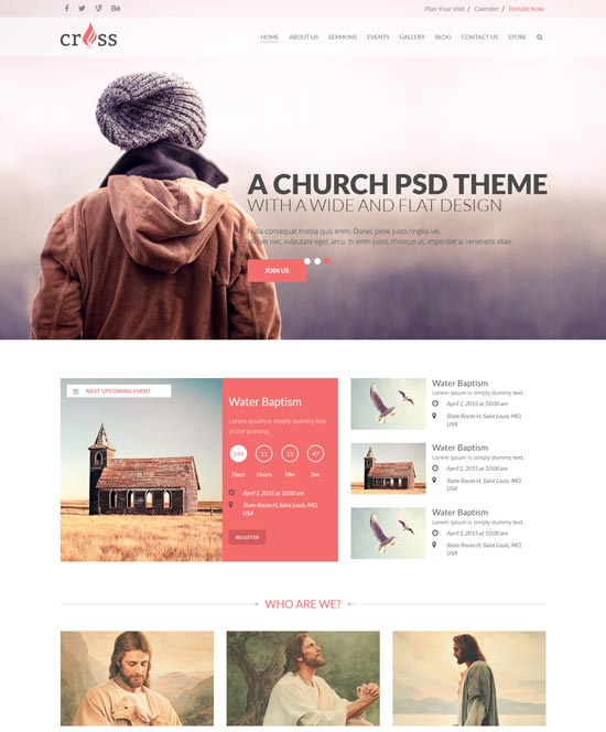 Cross Church HTML Template 