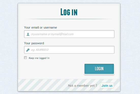  Login and Registration Form with HTML5 