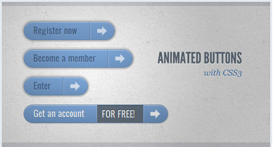 Animated Buttons with CSS3