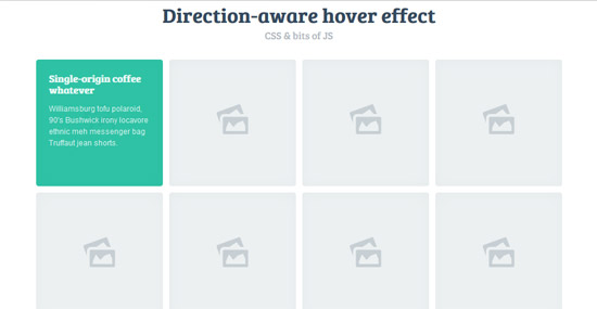 Direction-aware 3D hover effect (Concept) 