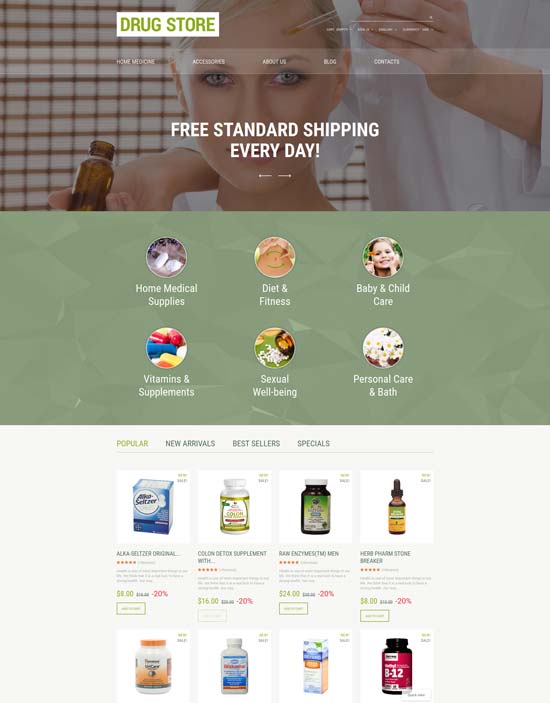 drug store responsive prestashop theme