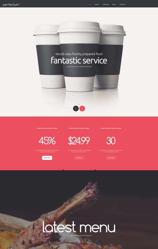 euporean restaurant joomla template 54955