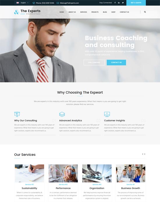 90+ Best Business Consulting Website Templates 2021 - Page 2 of 2 ...