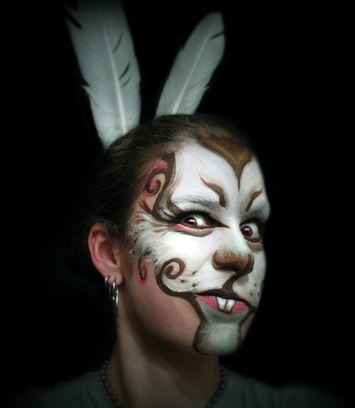 13 bunny face painting 
