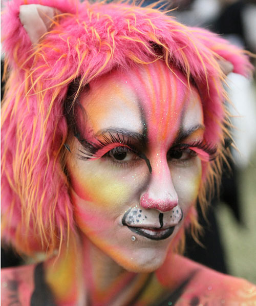 Tigress face paint 