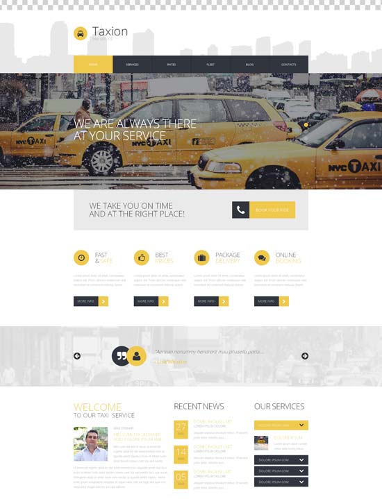 fast furious cabs wordpress theme