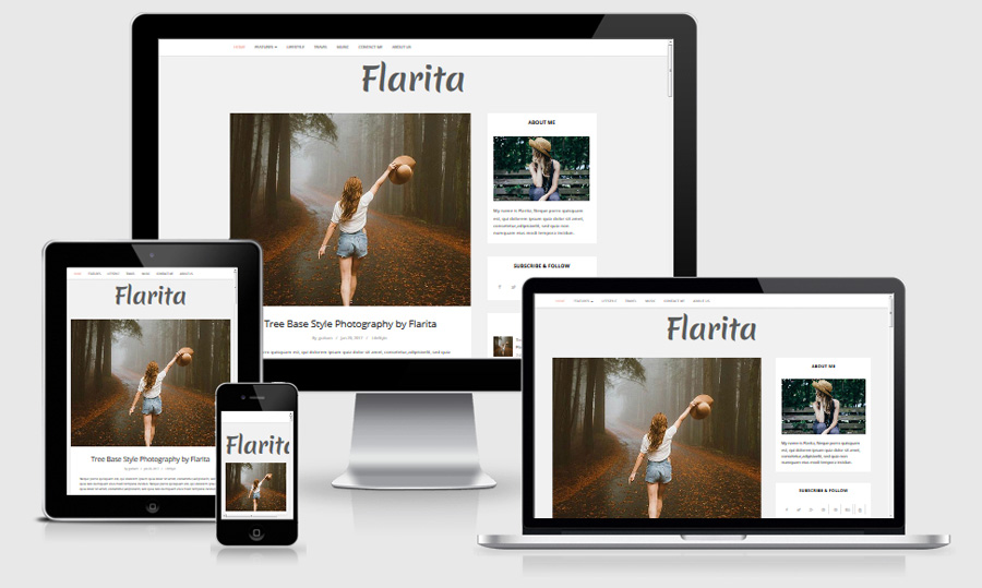 flarita theme responsive