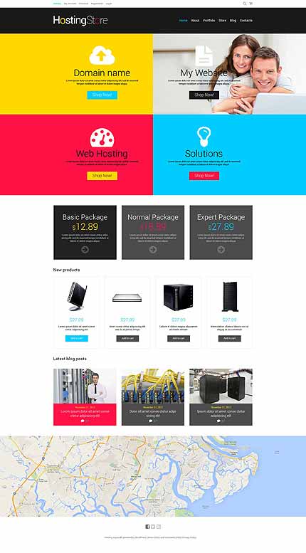 Hosting Responsive Jigoshop Theme