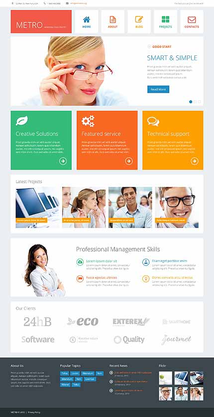 Financial Advisor Responsive Joomla Template