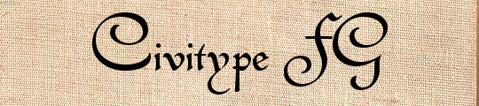 Civitype FG free font