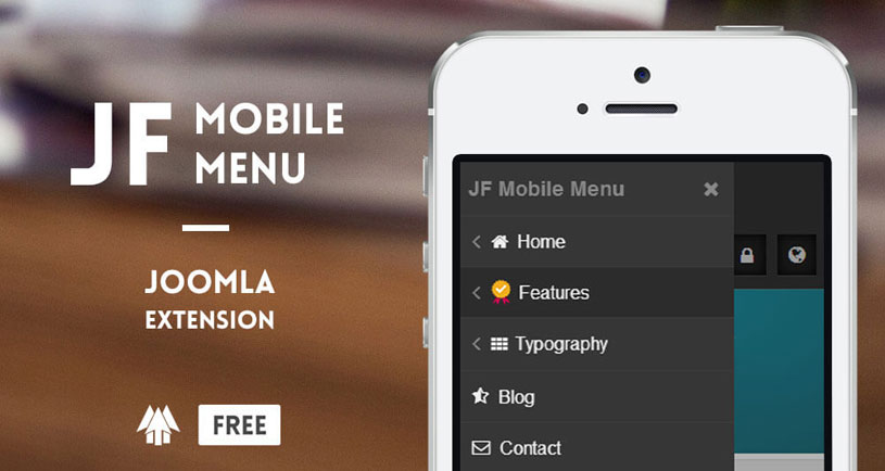 free menu extension for joomla