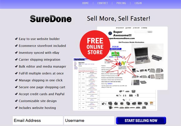 Free Online Website Builder - DureDone