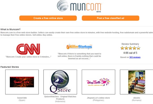 Free Online Website Builder - Muncom
