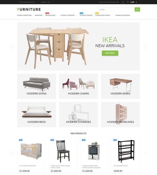 furniture store magento theme 53791