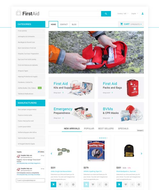 healthcare essentials store prestashop theme