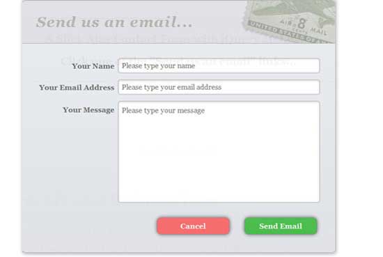 jQuery Contact Form with PHP