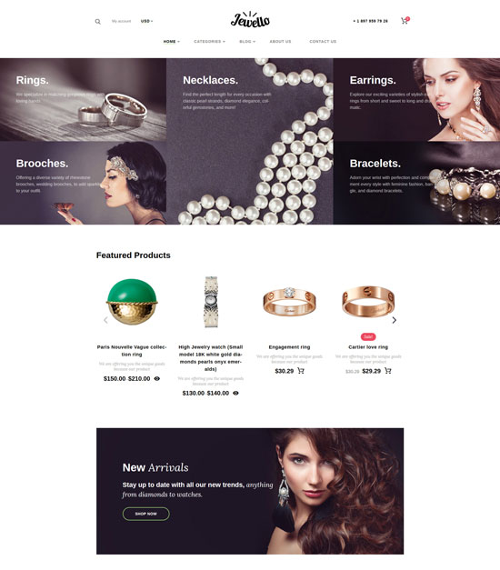 36 Best Jewelry WordPress Themes 2023 - freshDesignweb