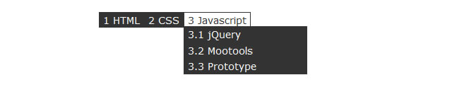 Multilevel Dropdown Menu with CSS and jQuery