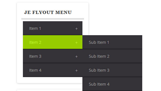 jQuery Fly-Out Menu for Joomla 2.5