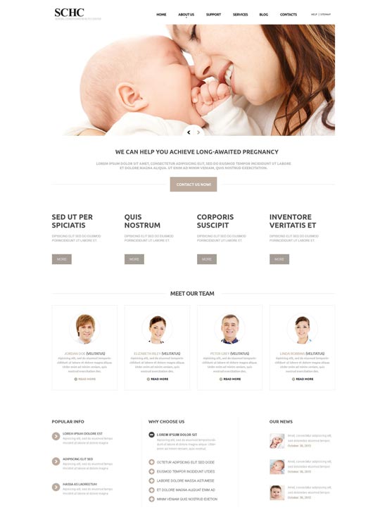 medical responsive joomla template 52318