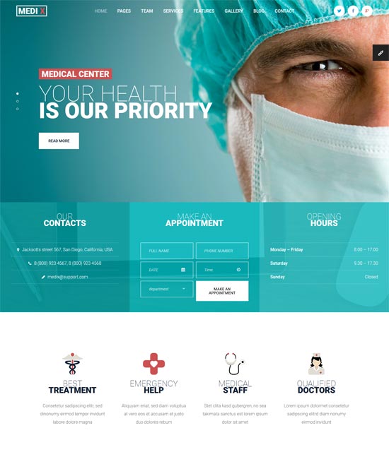 80+ Best Health Medical Website Templates 2022 - Page 2 of 2 ...