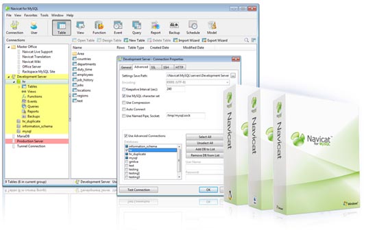 Klient MySQL - Navicat