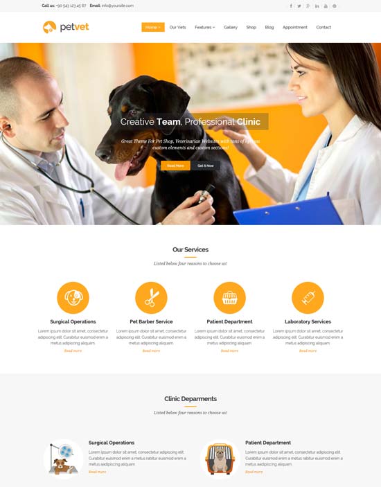 50 Best Animal Pet Website Templates Free & Premium freshDesignweb